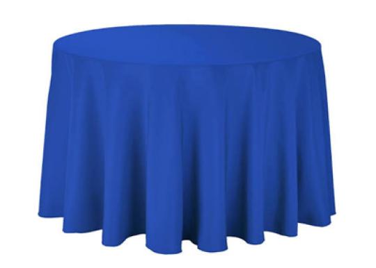 Royal Blue Round Table Linen