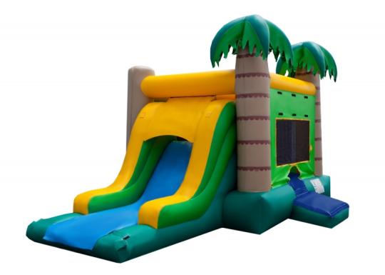 inflatable 4in1 tropical combo