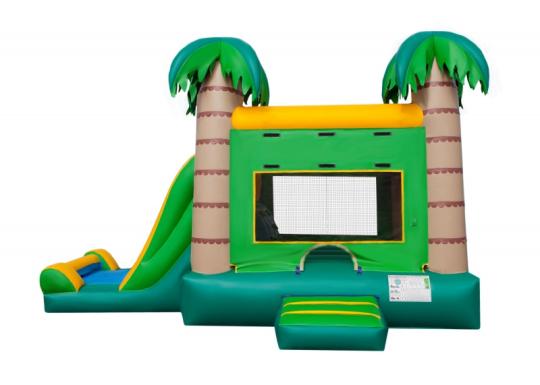 inflatable 4in1 tropical combo
