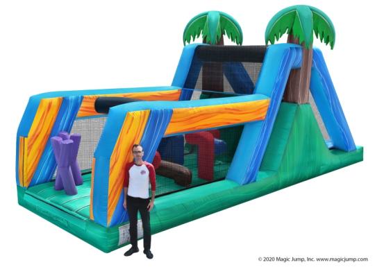 32' Tropical Obstacle Course