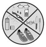 No sharp objects, shoes, valuables, food or drink